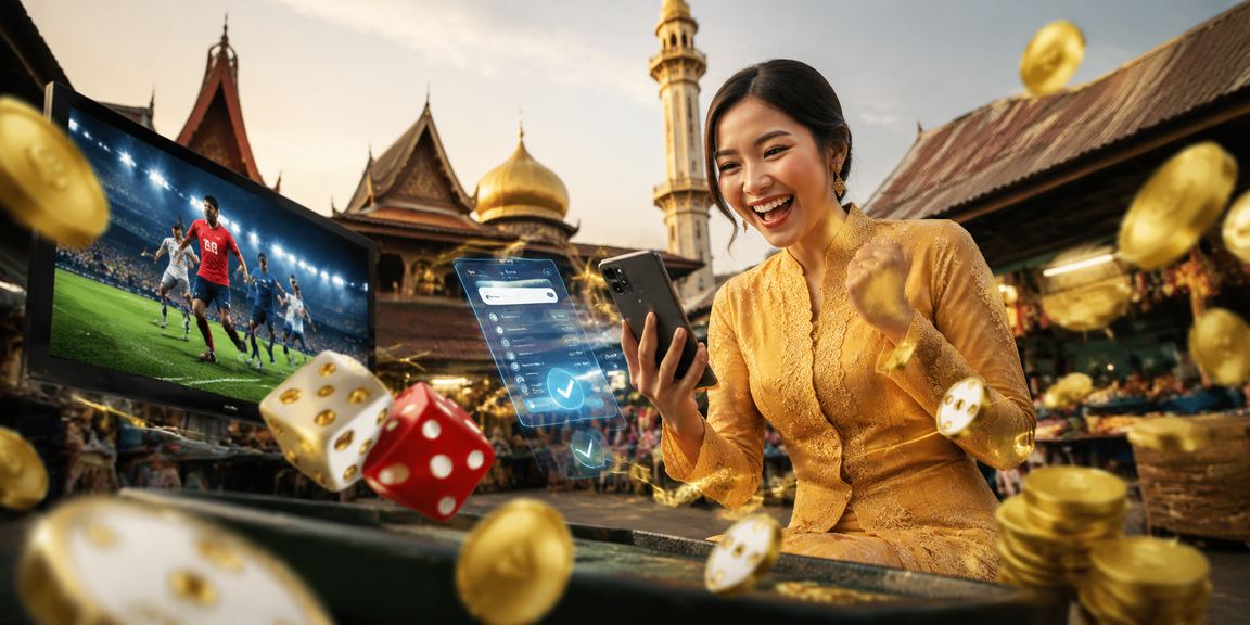 Permainan dadu kasino bergaya Malaysia di Kota Bharu dengan pakaian kebaya dior888