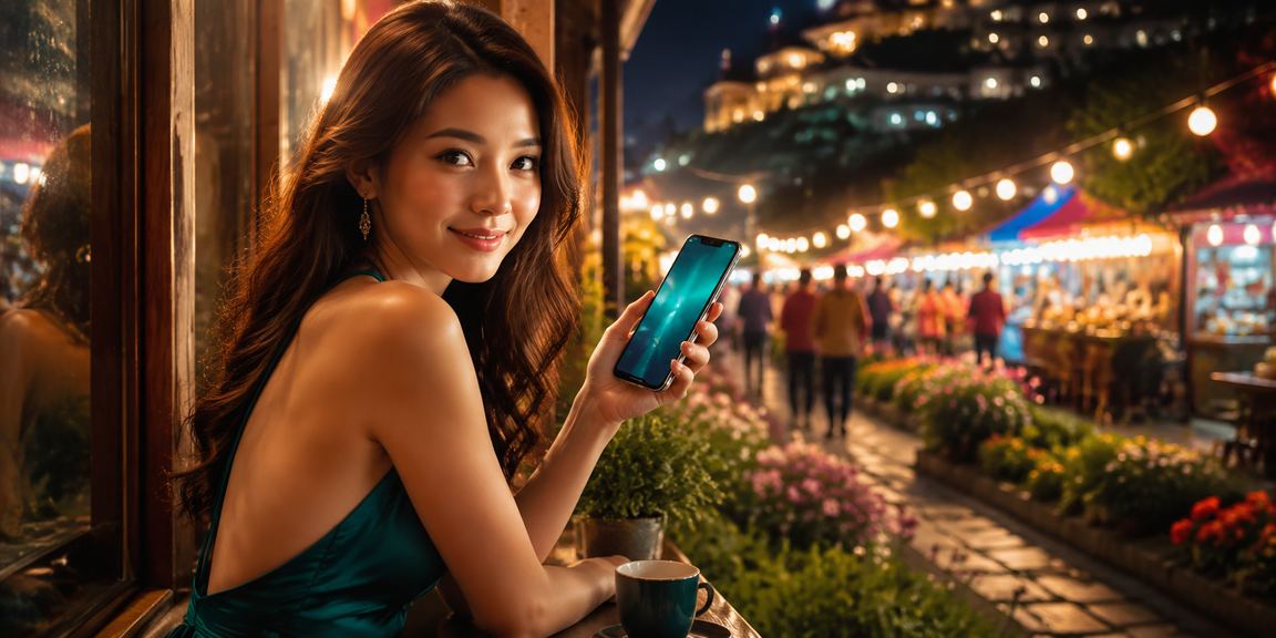 Pemain Malaysia menggunakan telefon untuk bermain kasino dalam talian dior888