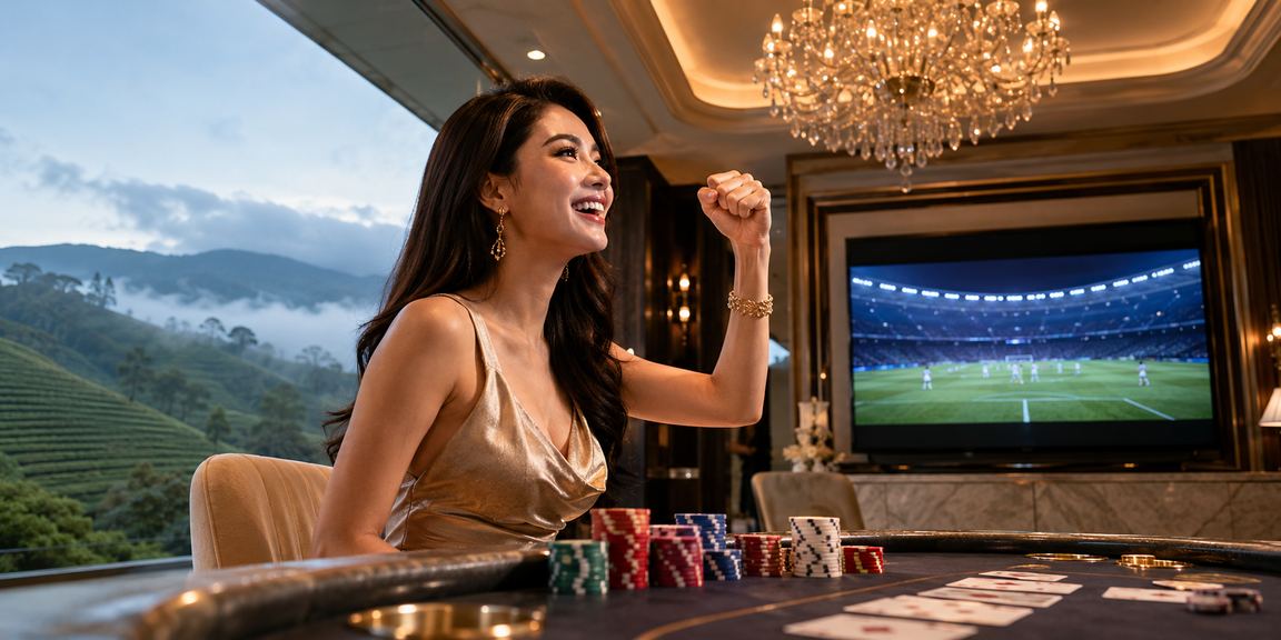 Permainan Teen Patti gaya Malaysia dengan suasana hiburan kasino dior888