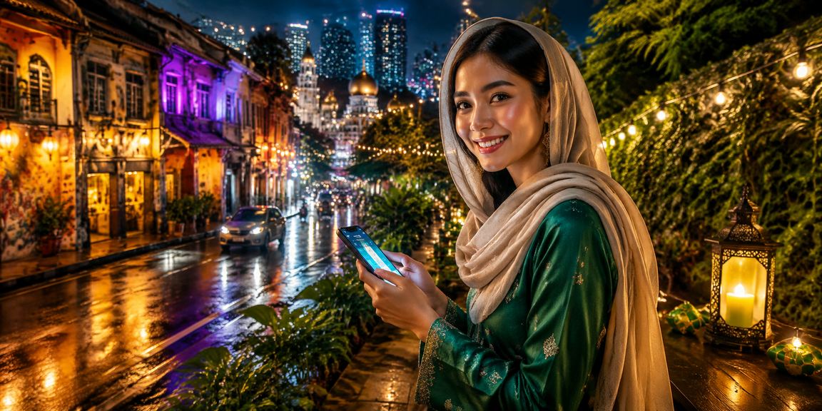 Pemain kasino mudah alih dior888 semasa perayaan Hari Raya di Pulau Pinang